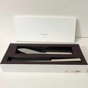 VeraWang Wedgwood Love Knots Silver Plated Cake Knife & Trowel Wedding Set